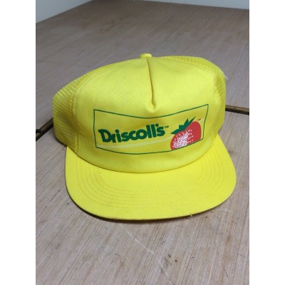 Vintage Snap Back Mesh Trucker Hat Flat Bill Driscoll’s America’s Legend  eb-46401172